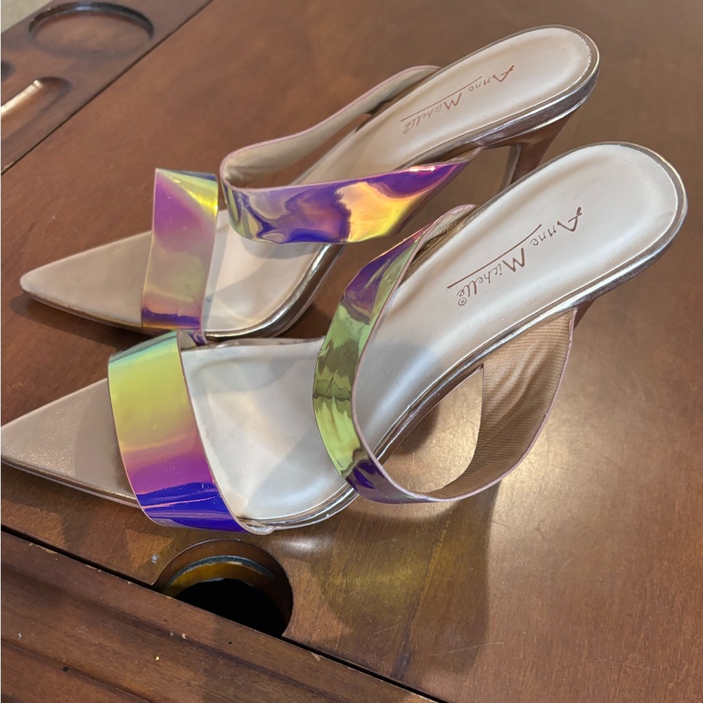 Anne Michelle Multicolor Heel - Picture 4 of 5